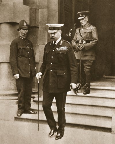 De laatste foto van Lord Kitchener, uit The Illustrated War News, 14 juni 1916 door English Photographer